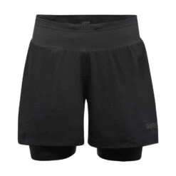 Gore Wear Women's R5 2-in-1 Shorts- Black