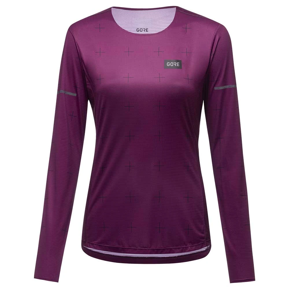 Gore Wear Women's Contest Long Sleeve Tee - Process Purple 1 Gore Wear Women's Contest Long Sleeve Tee - Process Purple
