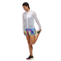 Hoka Women's Skyflow Jacket - White Multi -Elara Wear Shop 1141671 WTML 03