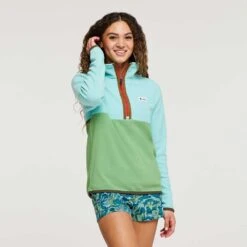 Cotopaxi Women's Amado Fleece Pullover - Sea Glass & Kelp -Elara Wear Shop 1200x1200 png S23 W Amado Fleece Sea Glass Kelp 1