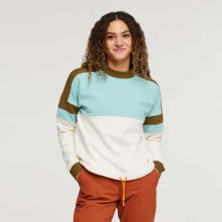 Cotopaxi Women's Bandera Sweatshirt - Sea Glass & Bone -Elara Wear Shop 1200x1200 png S23 W Bandera Sweatshirt Sea Glass Bone 2