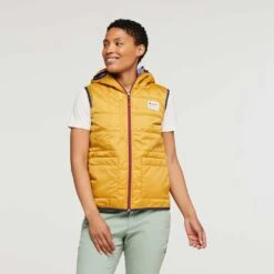 Cotopaxi Women's Teca Cálido Hooded Vest - Honeybee -Elara Wear Shop 1200x1200 png S23 W Teca Calido Hooded Vest Honeybee 11