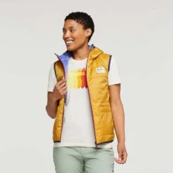 Cotopaxi Women's Teca Cálido Hooded Vest - Honeybee -Elara Wear Shop 1200x1200 png S23 W Teca Calido Hooded Vest Honeybee 12