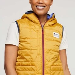 Cotopaxi Women's Teca Cálido Hooded Vest - Honeybee -Elara Wear Shop 1200x1200 png S23 W Teca Calido Hooded Vest Honeybee 8