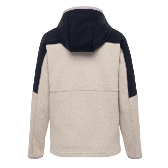 Cotopaxi Women's Abrazo Hooded Full-Zip Fleece Jacket - Black & Cream 2 Cotopaxi Women's Abrazo Hooded Full-Zip Fleece Jacket - Black & Cream - Image 2