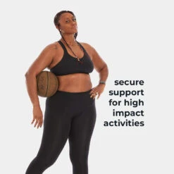 Women's Y-Back Bra - Booya Black -Elara Wear Shop 155 001 1