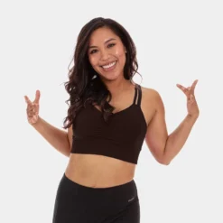 Women's Double Down Bra - Booya Black -Elara Wear Shop 165 001 2