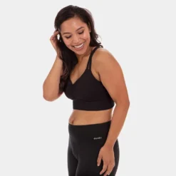 Women's Double Down Bra - Booya Black -Elara Wear Shop 165 001 3