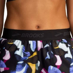 BROOKS Women's Chaser 3" Shorts - Fast Floral Print -Elara Wear Shop 221463 056 D1 Chaser 3in Short