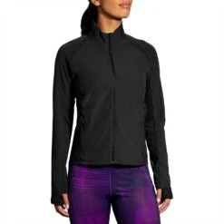 BROOKS Women's Fusion Hybrid Jacket - Black -Elara Wear Shop 221499 001 MF Fusion Hybrid Jacket