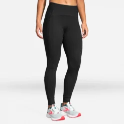 BROOKS Women's Momentum Thermal Tight - Black -Elara Wear Shop 221501 001 MF Momentum Thermal Tight