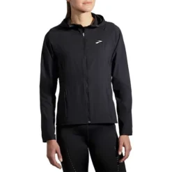 BROOKS Women's Canopy Jacket 2022 - Black -Elara Wear Shop 221521 001 MF Canopy Jacket