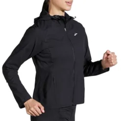 BROOKS Women's Canopy Jacket 2022 - Black -Elara Wear Shop 221521 001 MV Canopy Jacket