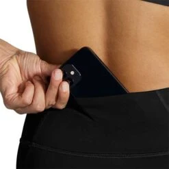 BROOKS Women's Method 7/8 Tight 2022 - Black -Elara Wear Shop 221524 001 D1 Method 78 Tight