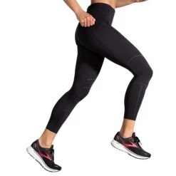 BROOKS Women's Method 7/8 Tight 2022 - Black -Elara Wear Shop 221524 001 MV Method 78 Tight