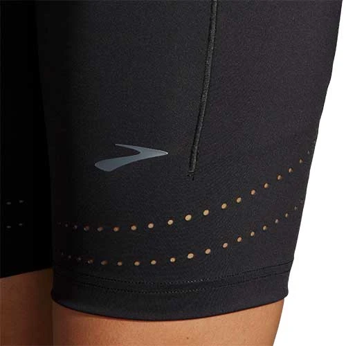 BROOKS Women's Method 8" Short Tight - Black 4 BROOKS Women's Method 8" Short Tight - Black - Image 4