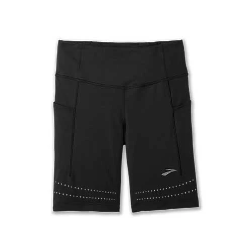 BROOKS Women's Method 8" Short Tight - Black 1 BROOKS Women's Method 8" Short Tight - Black