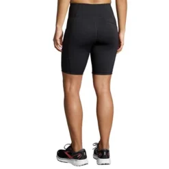 BROOKS Women's Method 8" Short Tight - Black 10 BROOKS Women's Method 8" Short Tight - Black -Elara Wear Shop 221525 001 MB Method 8in Short Tight