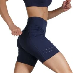 BROOKS Women's Method 8in Short Tight - Navy -Elara Wear Shop 221525 451 MV Method 8in Short Tight