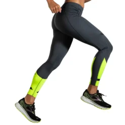 BROOKS Women's Run Visible Tight - Asphalt/Nightlife -Elara Wear Shop 221558 044 MV Run Visible Tight