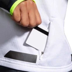 BROOKS Women's Run Visible Thermal Hoodie - White/Asphalt/Nightlife -Elara Wear Shop 221559 134 D2 Run Visible Thermal Hoodie