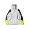 BROOKS Women's Run Visible Convertible Jacket - White/Asphalt/Nightlife
