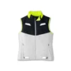 BROOKS Women's Run Visible Insulated Vest - White/Asphalt/Nightlife