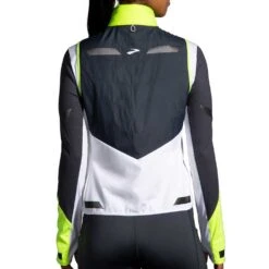 BROOKS Women's Run Visible Insulated Vest - White/Asphalt/Nightlife -Elara Wear Shop 221561 134 MB Run Visible Insulated Vest 1