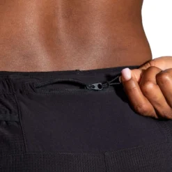 BROOKS Women's High Point 3in 2-in-1 Shorts - Black -Elara Wear Shop 221611 001 D1 High Point 3in 2in1 Short