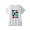 BROOKS Women's Distance Short Sleeve 2.0 - White/RH Mosaic