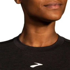BROOKS Women's High Point Short Sleeve - Black -Elara Wear Shop 221638 001 D1 High Point Short Sleeve