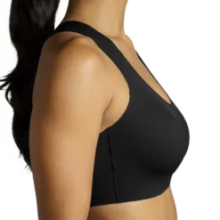 BROOKS Women's Dare Crossback Run Bra 2.0 -Black -Elara Wear Shop 350084 001 D4 Dare Crossback Run Bra 2