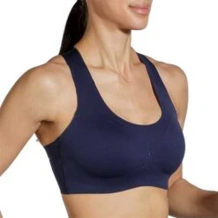 BROOKS Women's Dare Crossback 2.0 Run Bra - Navy -Elara Wear Shop 350084 451 MV Dare Crossback Run Bra 2