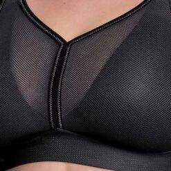Women's AIR CONTROL DELTAPAD - Maximum Support Sports Bra- Anthracite 5 Women's AIR CONTROL DELTAPAD - Maximum Support Sports Bra- Anthracite -Elara Wear Shop 5544 408 01 1