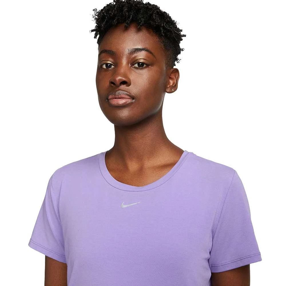 Women's Nike Dri-Fit UV One Luxe Top - Space Purple 3 Women's Nike Dri-Fit UV One Luxe Top - Space Purple - Image 3