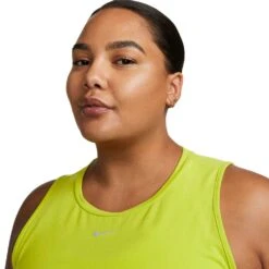 Women's Nike Dri-Fit One Luxe Standard Fit Tank- Bright Cactus -Elara Wear Shop AURORA DN2346 308 PHSYM001 2000