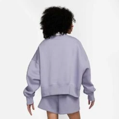 Women's Nike Pheonix Fleece Oversized Crew - Indigo Hazel -Elara Wear Shop AURORA DQ5761 519 PHSBM001 2000