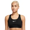 Women's Nike Dri-FIT Swoosh High Support Bra - Black