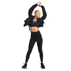 Women's Nike Swoosh Medium Support Bra - Black -Elara Wear Shop AURORA DX6821 010 PHSYM004 2000