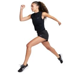 Women's Nike Running Division Tank Top- Black 8 Women's Nike Running Division Tank Top- Black -Elara Wear Shop AURORA FB7630 010 PHSYM002 2000