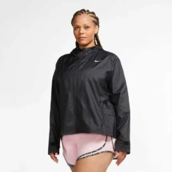 Women's Nike Essential Jacket - Black -Elara Wear Shop CZ2851 010 PHSFM001 1