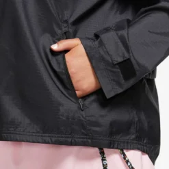 Women's Nike Essential Jacket - Black -Elara Wear Shop CZ2851 010 PHSYM003 1