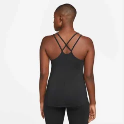 Women's Nike Dri-Fit One Luxe Slim Fit Strappy Tank- Black -Elara Wear Shop DD4931 010 PHSBM001