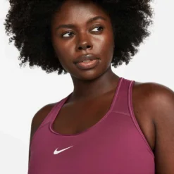 Nike Women's Swoosh Bra - Rosewood 11 Nike Women's Swoosh Bra - Rosewood -Elara Wear Shop DH3384 653 PHSYM002