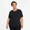 Nike Women's One Luxe Women's Standard Fit Short-Sleeve Top - Black