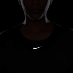 Nike Women's One Luxe Women's Standard Fit Short-Sleeve Top - Black -Elara Wear Shop DJ6751 010 PHSYM004 1