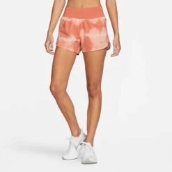 Women's Nike Dri-FIT Eclipse Short- Madder Root/Black