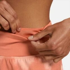 Women's Nike Dri-FIT Eclipse Short- Madder Root/Black -Elara Wear Shop DM7725 827 PHSYM003