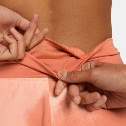 Women's Nike Dri-FIT Eclipse Short- Madder Root/Black -Elara Wear Shop DM7725 827 PHSYM004