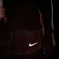 Women's Nike Dri-FIT Eclipse Short- Madder Root/Black -Elara Wear Shop DM7725 827 PHSYM200